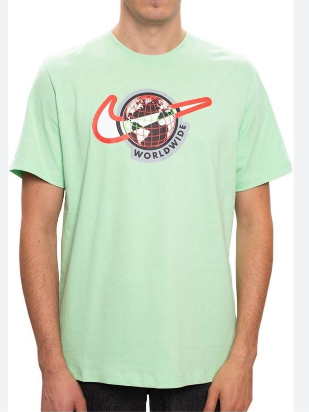 Nike Sportswear Swoosh Worldwide Tee Shirt Men's LARGE NWT